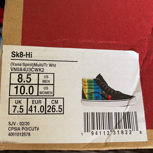Vans Sk8-Hi Vans Spirit Multi/True White WMNS - Picture 16 of 16